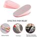 Women's Pink 1.0IN Height Increase Insoles - Heel Cushion Inserts for Leg Length Discrepancies - Buy Online on GoSupps.com