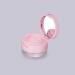 AKOAK Capacity 3ml (0.1 oz) Leak-free Reusable Plastic Powder Box DIY Makeup Powder Box  Mini Portable Flip Lid Travel Powder Box with Mirror
