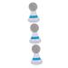 Fomiyes 3 sets of mini massage devices deep fabric hand massage devices portable massage lying portable massager muscle massage gauge body massager handy tool small pocket ABS