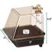 Penn-Plax Clip-On Bird Bath for Parakeets, Lovebirds, Parrotlets, Finches, Canaries - Brown - Buy Online on GoSupps.com