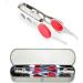 LHKJ LED Tweezer Women Eyebrow Clip with Spotlight LED Tweezers with Light Professional Tool LED Light Stainless Steel Eyebrow Tweezer Hair Removal Makeup Tools - Buy Online on GoSupps.com