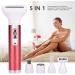5-in-1 Women's Electric Razor - Portable USB Charging Painless Hair Removal for Face Bikini Legs & More - Buy Online on GoSupps.com