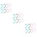 Fomiyes 12 pairs hook for masking tape ear extension cable facial cover earrings mask clip mask clip masked cable hook mask cable hook with hooked ear hooks 5x3cmx3pcs