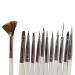 12 sets fingernail brush accessories art design drawing pen suitable for nail design DIY art design multi