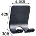 Cabilock Razor Hanger Set - 8 Pieces No Drill Shower Towel Holder Wall Suspension Hooks & Shaving Racks - Black 4.5x4cm - Buy Online on GoSupps.com
