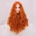 Brave Princess Merida Wig - Long Curly Synthetic Hair Cosplay Costume & Halloween Role Play for Women - Buy Online on GoSupps.com