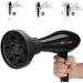 Hair Blower Diffuser Hairdryer Cover Styling Foldable Folding Collapsible Silicone Hairdressing Tool Attachment for Natural Wavy Fine Thick Hair for Home Barbershop Hairdressing Salon(Black) - Buy Online on GoSupps.com