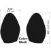 Black Stick-On Suede Soles for High-Heeled Shoes | Industrial-Strength Adhesive | Resole Dance Shoes with Ease | 1 Pair - SUEDE-LA-r02 - Buy Online on GoSupps.com