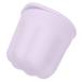 Makeup Brush Cleaning Box Soft Silicone Nail Art Brushes Washing Silicone Brush Cleaning Box Silicone Brushes with Drying Rack () Purple
