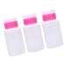 Beatifufu Set of 3 Lockable 150ml Plastic Nail Polish Remover Bottles with Convenient Pressure Pump