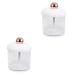 FRCOLOR 2pcs Bubble Bottle Bubble Bottle Facial Bubble Foamer Form Whip Maker Whip Bubble Maker Foam Bubble Maker Skin Care Face Skin Care Products White Abs 7x7cmx2pcs Whitex2pcs