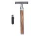 Long Handle Safety Razor for Men & Women - Double Edge Manual Shaver | No Shaving Slice | Eco-Friendly Grooming - Buy Online on GoSupps.com