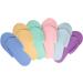 Holibanna EVA Foam Disposable Pedicure Slippers: 12 Pairs Comfortable Disposable Anti- Slip Portable Lightweight Foam Shower SPA Slippers for Beach Hotel Nail Salon - Buy Online on GoSupps.com