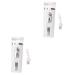 Healeved 2pcs Hydrating Instrument Handheld Mist Sprayer Handy Mini Sprayer Mini Humidifier Facial Abs White