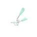 Light Blue Handle Women Eye Curling Eyelash Curler Comb Clip Beauty Makeup Tool Eyelash Curler Multiple Colors