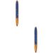 BIUDECO 2pcs Self Adhesive Mascara Self- Adhesive Eyeliner Makeup Eyeliner Lash Accessories Blue Plastic