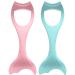 Cabilock 2pcs Mascara Brush Eyeshadow Brush Eye Brow Comb Lash Mascara Guide Lash Shield Eyelash Set