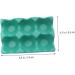 GLEAVI 6 Egg Holder for Fridge Eggs Countertop Egg Holder Practical Egg Tray Container Household Tableware Green 14.5x9.5x3.2cm - Buy Online on GoSupps.com