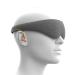3D Ergonomic Eye Mask Shading Iight Noise Reduction Relieving Eye Fatigue Suitable for air TravelBlackout Eye Mask and Earmuff Integrated Sleep Windproof Ear Cups