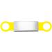 Personalized Silicone Dog ID Tags - 2 Pack Engraved Pet Name Labels for Dogs & Cats - Yellow Size S - Buy Online on GoSupps.com