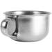 ANGGREK Stainless Steel Men's Shaving Soap Bowl | Durable Metal Shaving Cup for Facial Cleaning | Premium Shaver Accessories - Buy Online on GoSupps.com