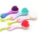 Panysilioer Purple Portable Silicone Brush Colorful Face Cleaning Face Washing Product - Buy Online on GoSupps.com