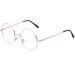 Trixes glasses with round glasses - Beatles retro sixties style clear glass glasses - round glasses as costum supplement cosplay retro parties geek glasses accessories to put on - classic vint rose gold