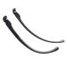 Mayabi glasses barbecue bin replacement bars iron frame repair glass accessories 1 pair of removable silicone glasses for children universal-bajonett type screwless glasses replacement bar gray
