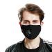 YNR Face Mask Washable Breathable Reusable Adult Mouth Protection Cover Shield Design Country Black Air