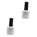 FOMIYES 2pcs Nail Gel Polish Nail Polish Soak off Gel Polish Nail Art Gel Polish Uv Glue mediumx2pcs As Shownx2pcs
