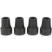 4 Pieces Ferrules Rubber Pads Cane Crutch Anti Slip Bottom End Pads Black 19mm - Buy Online on GoSupps.com