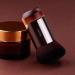 Makeup Brush Portable Angled Flat Foundation Makeup Brush Natural Wood Buffing Foundation Cover Professional Make Up Brushes Silver - Buy Online on GoSupps.com