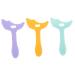 DOITOOL 3 pcs Silicone Makeup Girl Women Reusable for Tool Eyeliner Eye Multi-functional Stencils Aid