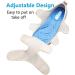 Men's Adjustable Diabetic Slippers Orthopedic with Memory Foam Insoles - Blue 7.5 Wide - Buy Online on GoSupps.com