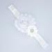 Eodkse White Elastic Flower Headband for Baby Girls | Lace Pearls & Flowers | Perfect Newborn & Toddler Hair Accessory for Photo Shoots - Buy Online on GoSupps.com
