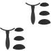 Baluue 2 Sets Eye Shadow Stamp Eyeshadow Makeup Supply Eye Shadow Makeup Tool Makeup Accessories