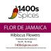 Dried Hibiscus Flowers Tea & Agua Fresca - 1lb Whole Petals by 1400s Spices - Buy Online on GoSupps.com