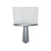 FRCOLOR 1pc Hairdressing Duster Nylon Neck Duster Brush Haircut Hair Brush Cleaner Face Brush Hair Cutting Hair Cutting Cleaning Brush Hair Cutting Sweep Duster Soft Fur Neck Brush 15.5x10 cm Silver