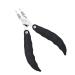 Lurrose 1Pc Folding hawk mouth pliers Toe Nail Clippers Adult Pedicure Clippers Toenail Cutters folding Toe Nail Scissor Ingrown Handle Rubber and Plastic household Stainless steel