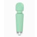 Upgraded Mini Wand Massager for Back, Waterproof Handheld Cordless Electric Back Wand Massager for Neck Shoulder Back Body Massage, Green (6 * 1.5 INCH)