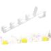 Hemoton 4 pcs Coat Over Hanger Holders Door Plastic Multifunctional Hanging Towel Portable White Hooks Hat 2pcsx2pcs Whitex2pcs - Buy Online on GoSupps.com