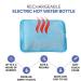 Vivo Rechargeable Electric Hot Water Bottle & Hand Warmer Massaging Heat Pad - Cozy Blue - Buy Online on GoSupps.com