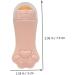 BELLIFFY 1pc Volcanic Stone Oil-absorbing Ball Facial Volcano Stone Roller for Face Volcanic Rock 7.5x3cm Pink - Buy Online on GoSupps.com
