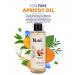 Organic Apricot Kernel Oil 220 ML | USDA Organic Cold Pressed Carrier Oil for Skin Hair & Face | Pure Essentials - Buy Online on GoSupps.com
