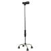 Walking Crutches Elderly Walking Stick Multifunction Adjustable Walking Cane with 4-pronged Base Extra Stability Anti-Slip Crutch for Men & Women Lightweight Walking Aid Independence S 4-leg Crutch