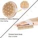 Ithyes Body Brush - Gentle Exfoliating Bath Brush for Smooth Skin, 100% Nature Boar Bristles, Bamboo Wood, Improve Blood Circulation, Wet & Dry, with Canvas Bag - Buy Online on GoSupps.com