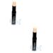 WOONEKY 2pcs Makeup Concealer Foundation Concealer Stick Concealer Pen Blemish Concealer Cosmetics Concealer
