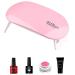 Nail Dryer Lamp Mini Nail Art 6W LED UV Portable Nail Dryer Curing Lamp Light For Gel Based Polish USB Power With 45s/60s Timer Setting Nail Accessories