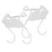 Alipis 2pcs Cute Rabbit Hook Heavy Duty Clothes Rack Towel Rack Hanging Towel Door Hangers Door Hook Key