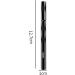 Menolana Liquid Eye Liner Beauty Tool Long Term Sweat Resistant Eyeliner Waterproof Eyeliner Pen for Eye Makeup Eyebrow Filling Daily Black - Buy Online on GoSupps.com